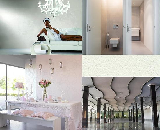 Behang Trends - De 7 Schoonheden voor de Wand - met Behang, Verf, Stuc & Tegel Inspiratie Eiffinger Behang, Wallco Vloeibaar Behang, Laguzza Wandbekleding, PUURKleur Stuc, Mousse van BN Wallcoverings (Foto Perscentrum Wonen) op DroomHome.nl Behang Trends - De 7 Schoonheden voor de Wand - met Behang, Verf, Stuc & Tegel Inspiratie Eiffinger Behang, Wallco Vloeibaar Behang, Laguzza Wandbekleding, PUURKleur Stuc, Mousse van BN Wallcoverings (Foto Perscentrum Wonen) op DroomHome.nl
