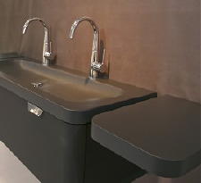 Compacte Wellness in Kleine Badkamer Tips met PureStone Wastafel van Meglio (Foto's Perscentrum Wonen) DroomHome.nl Compacte Wellness in Kleine Badkamer Tips met PureStone Wastafel van Meglio (Foto's Perscentrum Wonen) DroomHome.nl