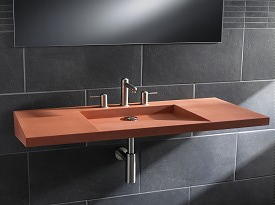 Compacte Wellness in Kleine Badkamer Tips met Wastafel 'Wedge' van Hightech (Foto's Perscentrum Wonen) DroomHome.nl Compacte Wellness in Kleine Badkamer Tips met Wastafel 'Wedge' van Hightech (Foto's Perscentrum Wonen) DroomHome.nl