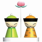 Alessi Peper en Zout Stel Mr & Mrs Chin, Ontwerper Stefano Giovannoni LEES MEER...