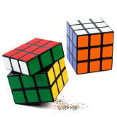 Beroemde Rubik's Cube Salt & Pepper Shakers als Peper en Zoutstel (DroomHome.nl)