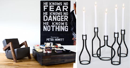 Dutch Design - 100% Design Beurs - Daddys Chair Van De Vorm Design & Kandelaar Bottle van Peter van de Water voor Perlei LEES MEER... (Foto Perscentrum Wonen op DroomHome.nl) Dutch Design - 100% Design Beurs - Daddys Chair Van De Vorm Design & Kandelaar Bottle van Peter van de Water voor Perlei LEES MEER... (Foto Perscentrum Wonen op DroomHome.nl)