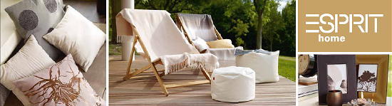 Esprit Home Tuin, Terras & Balkon Accessoires als Esprit Plaids, Stoelkussens, Poeffs en Tuindecoratie als Kaarsen LEES MEER... (Foto Esprit  op DroomHome.nl)