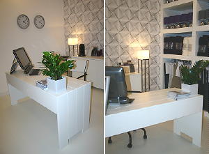 Jan des Bouvrie Gamma Huis - Werkkamer & Studeer en Computerkamer Ingericht met Jan des Bouvrie Bureau, Dressoir & Boekenkasten uit de Gamma Collectie LEES MEER... (DroomHome.nl Jan des Bouvrie Gamma Huis - Werkkamer & Studeer en Computerkamer Ingericht met Jan des Bouvrie Bureau, Dressoir & Boekenkasten uit de Gamma Collectie LEES MEER... (DroomHome.nl