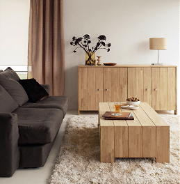 Nieuwste Jan des Bouvrie Naturel Collectie Huiskamer Interieur met Massief Eiken Meubelen, by Gamma