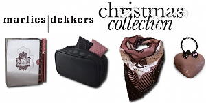 Kerst 2011 - Marlies Dekkers Kerst Collectie met Lingerie en Kerstcadeau's als Toiletspullen, Babyrompertje, Marlies Dekkers Sjaal en Notebooks - Marlies Dekkers Bijenkorf Kerstdecoratie LEES MEER... (Foto Marlies Dekkers Christmas Collection  op DroomHome.nl)