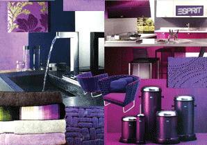 Interieur & Kleur Paars Moodboard met Paarse Woonaccessoires & Meubels LEES MEER... (Foto DroomHome.nl)