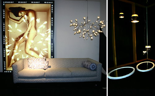 Moooi Design in Milaan - Nieuwste Collectie Moooi Lampen & meubels op de Milaan Beurs Salone del Mobile te Milaan - Marcel Wanders Lampen, Valentine Magic Lamp & Marcel Wanders Sofa 'Delft Grey Jumper' & Heracleum II lamp van Bertjan Pot LEES MEER... (Foto Moooi Showroom Milaan tijdens Salone del Mobile 2012 beurs door DroomHome.nl) Moooi Design in Milaan - Nieuwste Collectie Moooi Lampen & meubels op de Milaan Beurs Salone del Mobile te Milaan - Marcel Wanders Lampen, Valentine Magic Lamp & Marcel Wanders Sofa 'Delft Grey Jumper' & Heracleum II lamp van Bertjan Pot LEES MEER... (Foto Moooi Showroom Milaan tijdens Salone del Mobile 2012 beurs door DroomHome.nl)