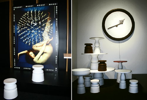 Moooi Design in Milaan - Nieuwste Collectie Moooi Lampen & meubels op de Milaan Beurs Salone del Mobile te Milaan - Container New Antiques Tafel, Big ben Klok & de Raimond Lamp in de Erwin Olaf Foto LEES MEER... (Foto Moooi Showroom Milaan tijdens Salone del Mobile 2012 beurs door DroomHome.nl) Moooi Design in Milaan - Nieuwste Collectie Moooi Lampen & meubels op de Milaan Beurs Salone del Mobile te Milaan - Container New Antiques Tafel, Big ben Klok & de Raimond Lamp in de Erwin Olaf Foto LEES MEER... (Foto Moooi Showroom Milaan tijdens Salone del Mobile 2012 beurs door DroomHome.nl)