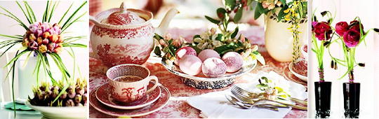 Pasen 2013: Paasbest Tafelen & Paastrends in Paasdecoratie met Paastak, Paasboom Stronk en Paas Etagere, Paasontbijt & Paasbrunch met Natuurlijk Gekleurde Paaseieren, Paas Cupcakes & Paasbrood,- Een heerlijk paasontbijt met Country Living Servies & Paasboeket en Paasbloemen Ideeen Flower Council LEES MEER... (DroomHome.nl)