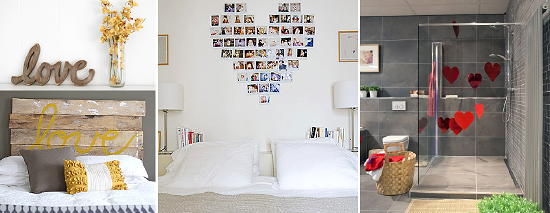 Valentijn Versiering & Decoratie - Valentijn Styling Foto's van Love DecoratieTekst, Hart van Foto's in de Slaapkamer & Hart hangers in de Douche Cabine (Perscentrum Wonen op DroomHome.nl) Valentijn Versiering & Decoratie - Valentijn Styling Foto's van Love DecoratieTekst, Hart van Foto's in de Slaapkamer & Hart hangers in de Douche Cabine (Perscentrum Wonen op DroomHome.nl)