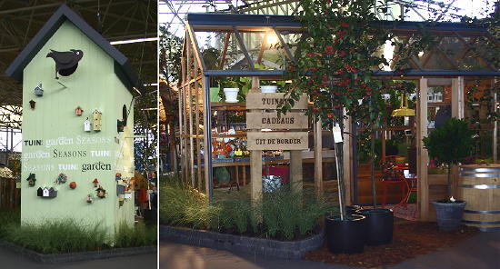 Tuinbladen Terras & Tuin Trends 2012 op de Woonbeurs Amsterdam LEES MEER  (Foto DroomHome Tuin&Co Kas)