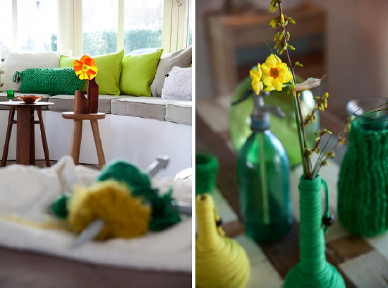 Woonmode Interieur Trend 2011 - Stad & Land, Blond Hout meubels en Gehaakte Kussens en Vazen LEES MEER... (Foto perscentrum Wonen op DroomHome.nl) Woonmode Interieur Trend 2011 - Stad & Land, Blond Hout meubels en Gehaakte Kussens en Vazen LEES MEER... (Foto perscentrum Wonen op DroomHome.nl)
