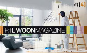TV Woonprogramma RTL Woonmagazine met Nicolette van Dam en Ontwerper Piet Boon op Zaterdagavond RTL4 (Foto RTL Woonmagazine  op DroomHome.nl)