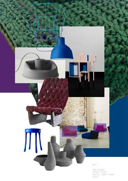 Winter Woontrend 2011-2012 Mixed Moods in Blauw, Groen en Paarse Woonaccessoires LEES MEER Interieur Ideeen ... (Foto perscentrum Wonen, Studio Aandacht & Elle Decoration op DroomHome.nl)