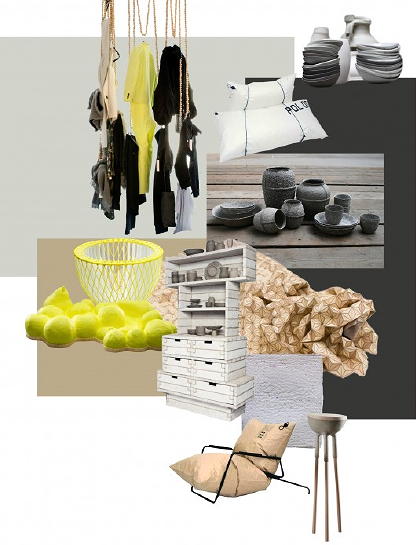 Winter Woontrend 2011-2012 Mixed Moods in Grijs, Geel en Camel Woonaccessoires LEES MEER Interieur Ideeen ... (Foto Perscentrum Wonen, Studio Aandacht & Elle Decoration op DroomHome.nl)