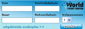 World Ticket Center voor Uw Goedkope Vliegtickets, Hippe Hotels, Sfeervolle Stedenreis & Last Minutes Reizen LEES MEER... 