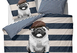 Slaapkamer Trend - Beestenboel Beddengoed Thema Crazy for Animals Covers&Co bij Essenza Home (Foto Mopshond Essenza Home Bedtextiel  op DroomHome.nl)